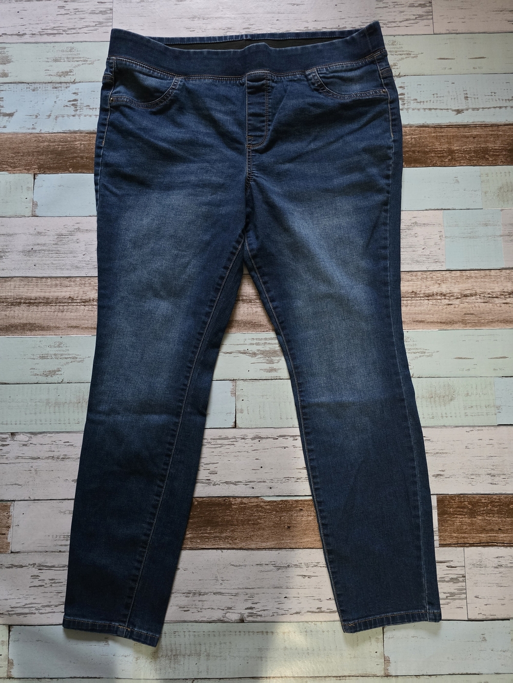 George Dark Blue Stretch Jeggings for Women